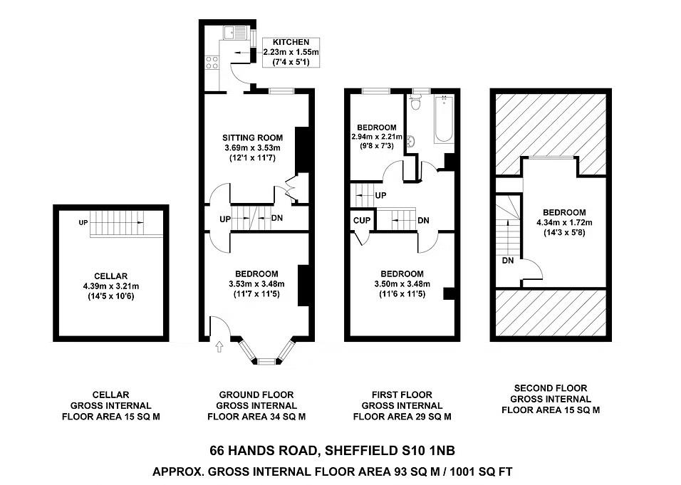 66 Hands Road,Crookesmoor,Sheffield S10 1NB,4 Bedrooms Bedrooms,1 BathroomBathrooms,Terraced,1873